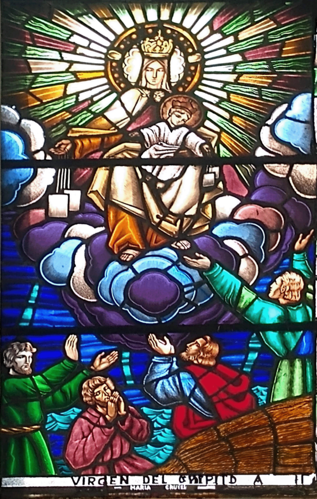 Church Stained Glass Pane Custom Installation